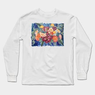 Unbridled Abstract Bouquet Long Sleeve T-Shirt